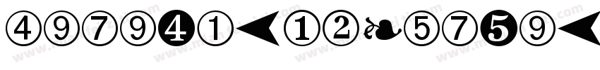 digital 12 Reguilar字体转换